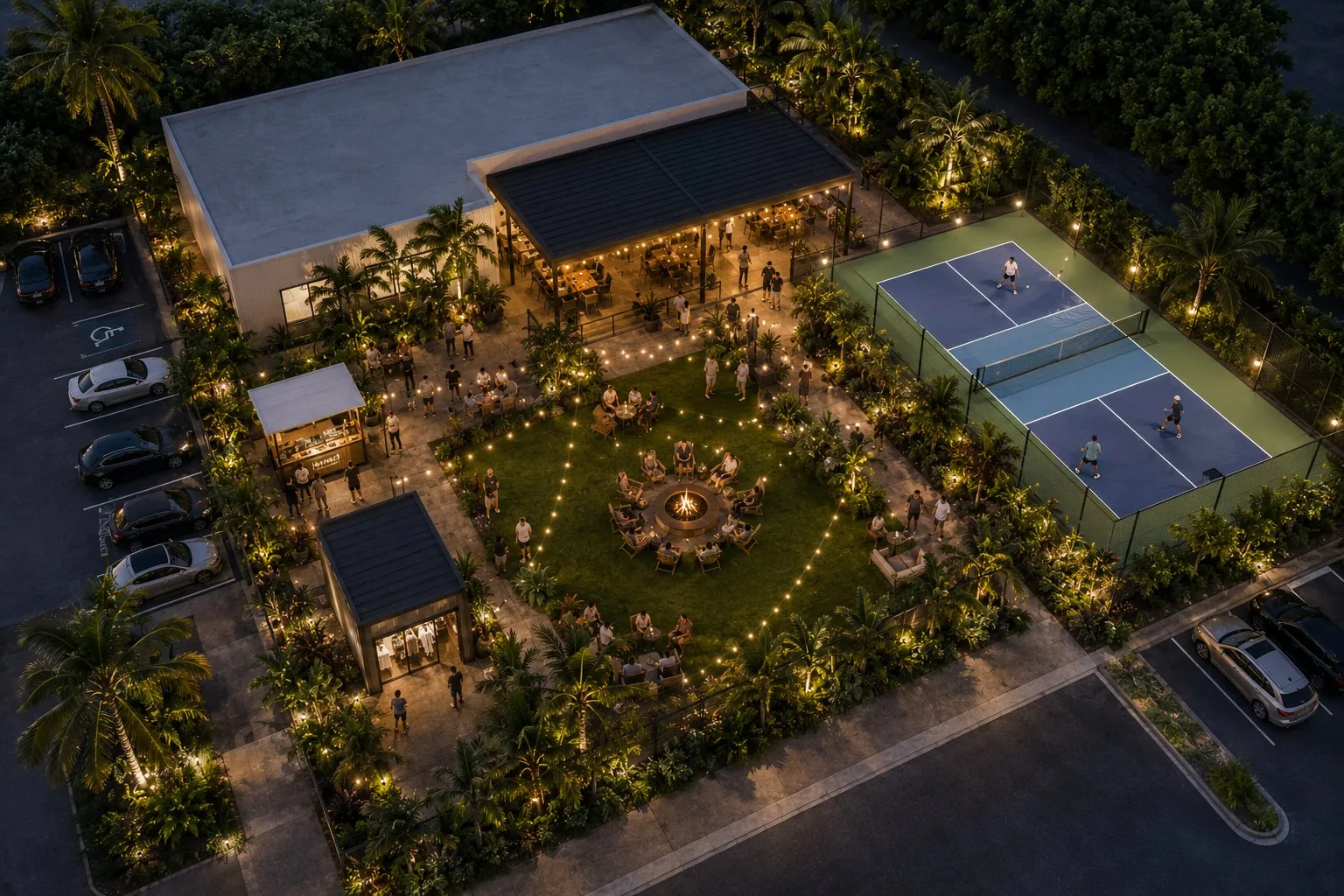 Aerial view of the Alto site